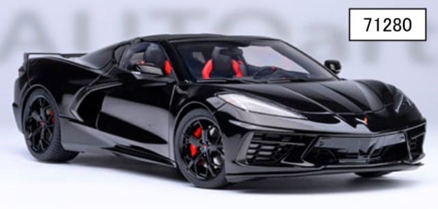 新品 71280 オートアート 1/18 シボレー コルベット （C8） スティング
