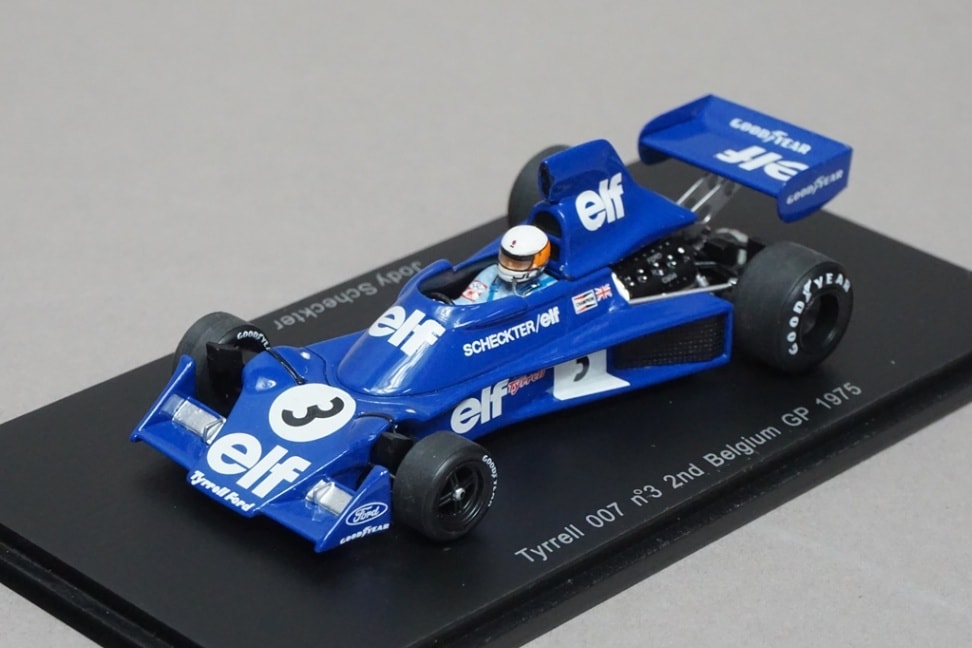 1/43 スパーク S1645 ティレル 007 ベルギーGP 1975 2位 ジョディ