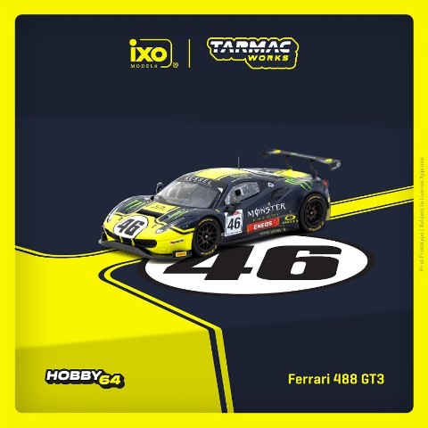 新品 T64-072-19GUF46 Tarmac Works 1/64 フェラーリ Ferrari 488 GT3