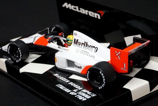 1/43 ミニチャンプス マクラーレン ホンダ MP4/5 イタリアGP 1989 #1 A