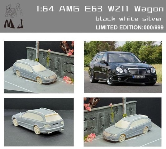 予約 MJ 1/64 メルセデス ベンツ ワゴン Mercedes Benz AMG E63 W211