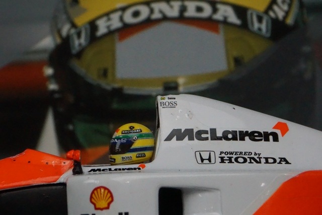 1/43 ミニチャンプス 403914301 マクラーレン ホンダ MP4/6 A.セナ