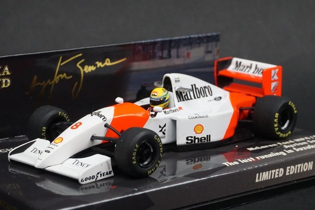 1/43 ミニチャンプス 539934308 マクラーレン ホンダ MP4/8 鈴鹿 1993