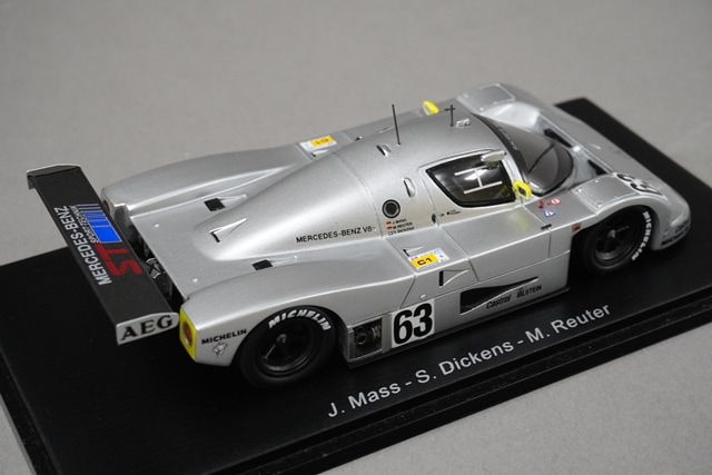 1/43 スパーク 43LM89 ザウバー メルセデス C9 ルマン 優勝 1989 #63