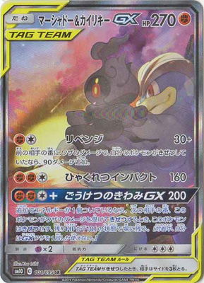 PK-SM10-101 マーシャドー&カイリキーGX SR | ポケモンカード,SM