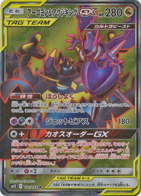 PK-SM12-101 アーゴヨン&アクジキングGX SR | ポケモンカード,SM