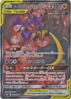 PK-SM12-102 アーゴヨン&アクジキングGX SR | ポケモンカード,SM