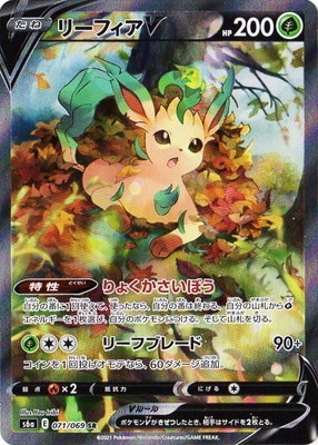 PSA10鑑定済み】PK-S6a-071 リーフィアV SR | ポケモンカード,その他