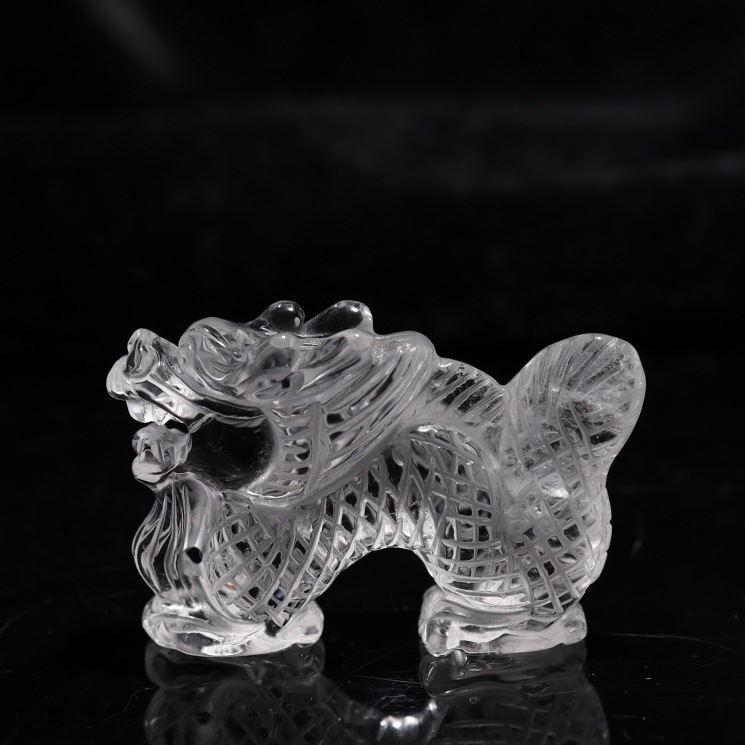 龍神 天然水晶 彫り5cm｜パワーストーンブレスレットの通販なら風水