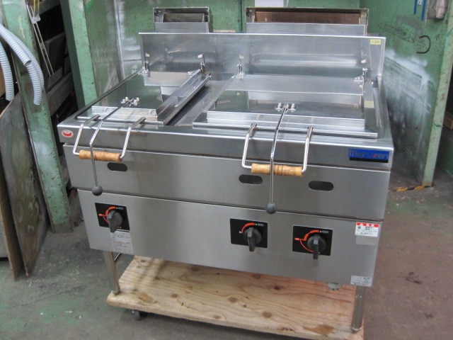 マルゼン】【業務用】【中古】 ガス自動餃子焼器 MGZS-107WB* 都市ガス
