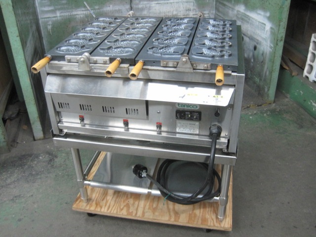 タニコー】【業務用】【中古】 2連式電気たい焼き器 TY-2* 三相200V