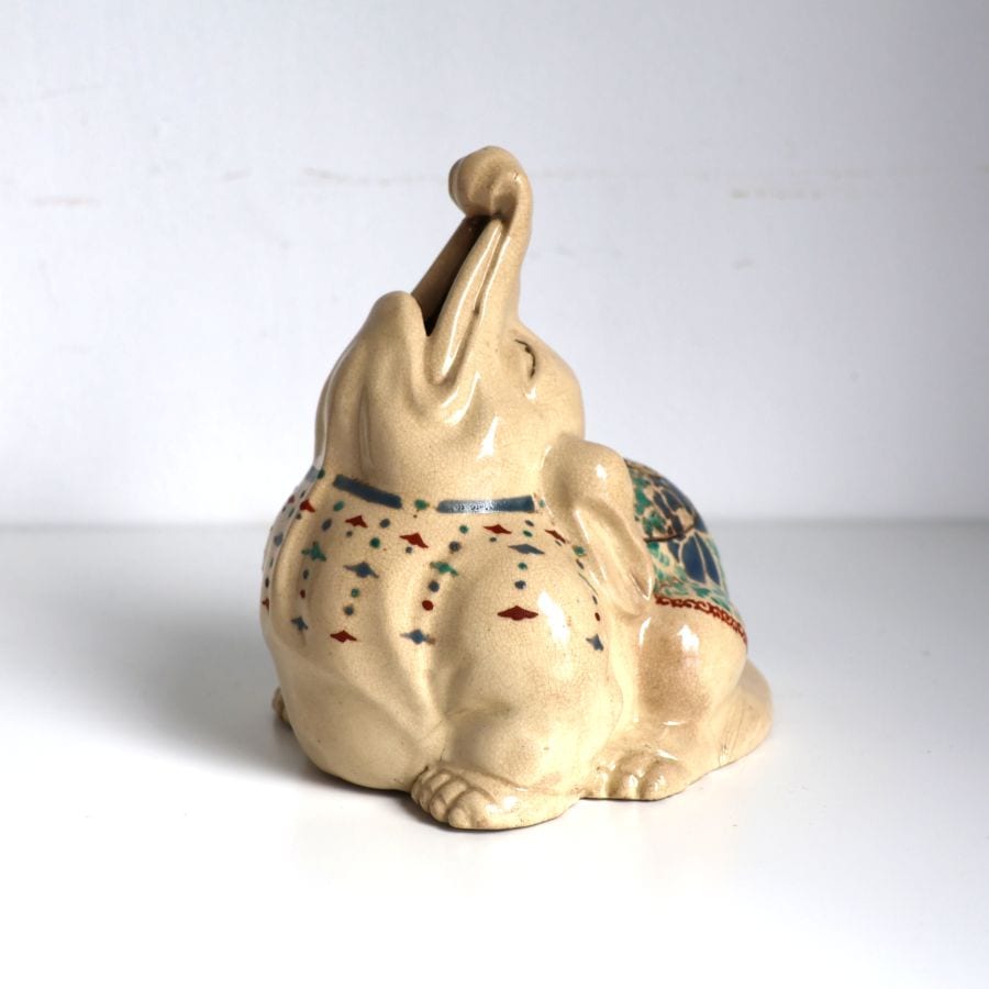 古清水 色絵錆絵象香炉 | 陶磁器 | Gallery Adel（ギャラリーアーデル）