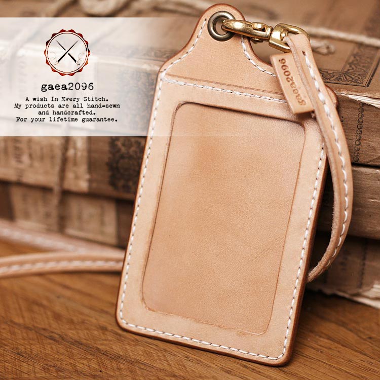 手縫い ヌメ革 IDケース サドルレザー 栃木レザー | | ガイア2096