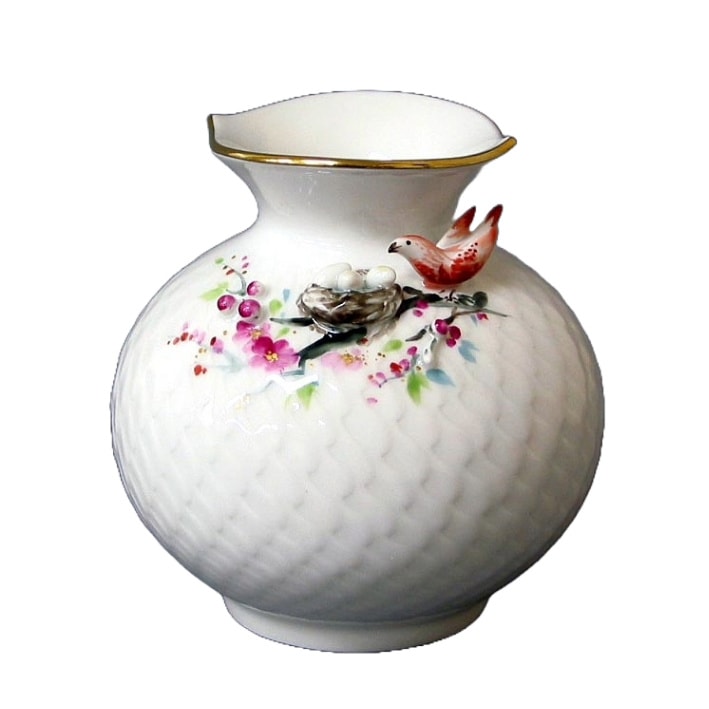 マイセン 親鳥と卵 花瓶 9cm 50922/719391 | 花瓶 | ドイツの名窯