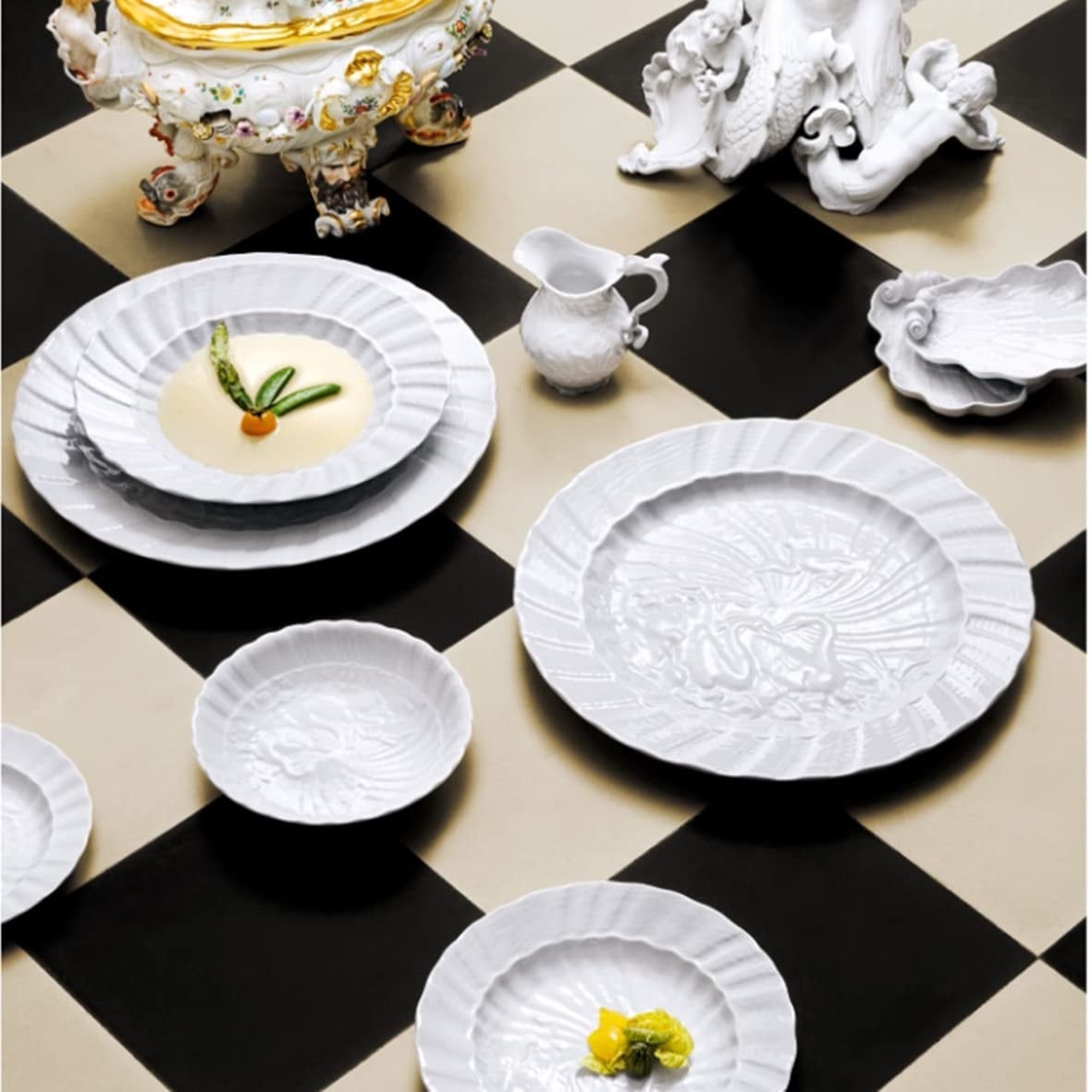 マイセン スワンホワイト プラター 000000/05506 | スワン | ドイツの