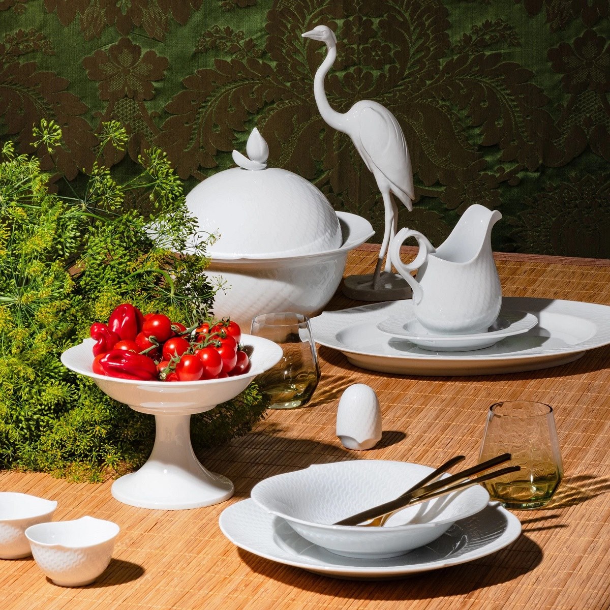 マイセン 波の戯れ ホワイト サラダボウル 000000/29411 | 波の戯れ