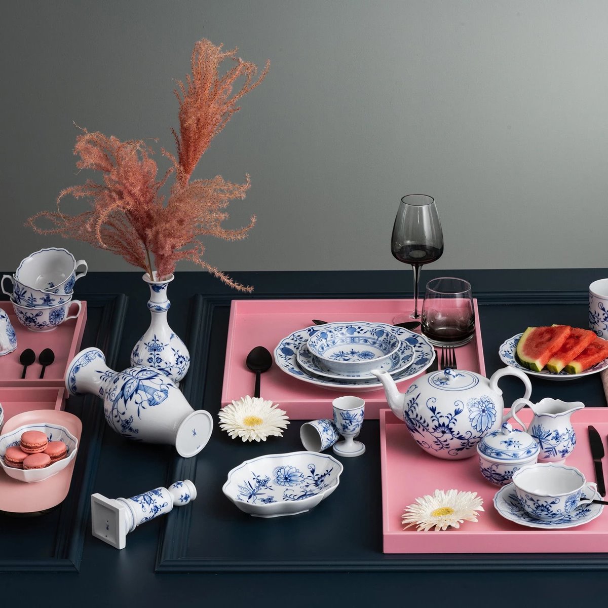 マイセン ブルーオニオン 花瓶 800101/50064 | ブルーオニオン