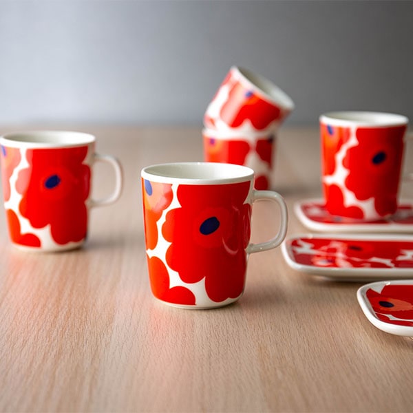 在庫限り マリメッコ Marimekko マグカップ 250mL ウニッコ / シ
