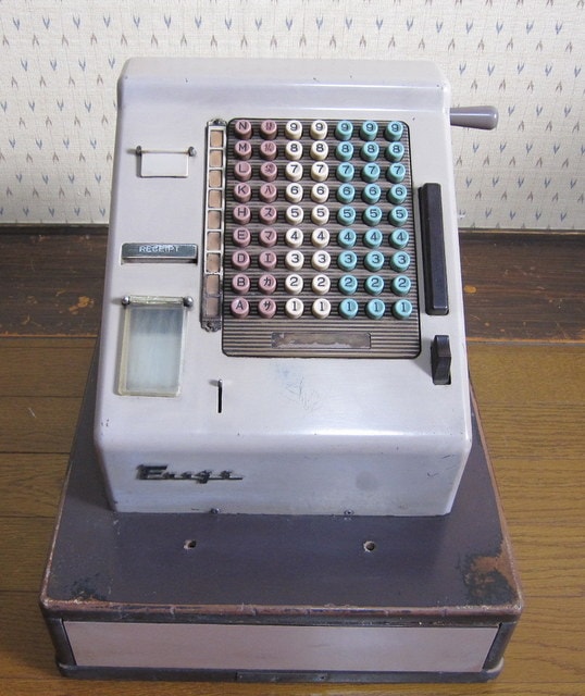 レトロなキャッシュレジスター 富士金銭登録機 | 昭和レトロ,昭和