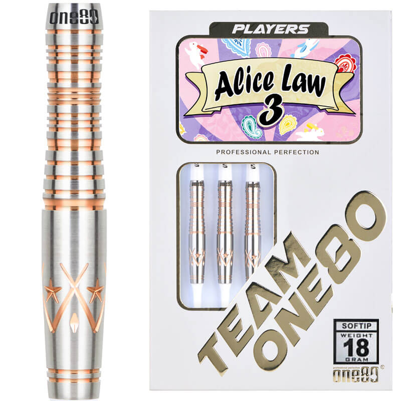 ONE80 Alice Law3 2BA18g アリス・ロー選手 ダーツ バレル