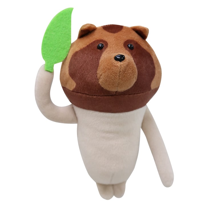 レアなめこぬいぐるみ ムジナなめこ【nmk】 | なめこ,レア