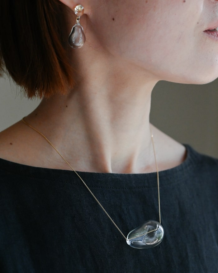 ネックレス Shizukudama クリア