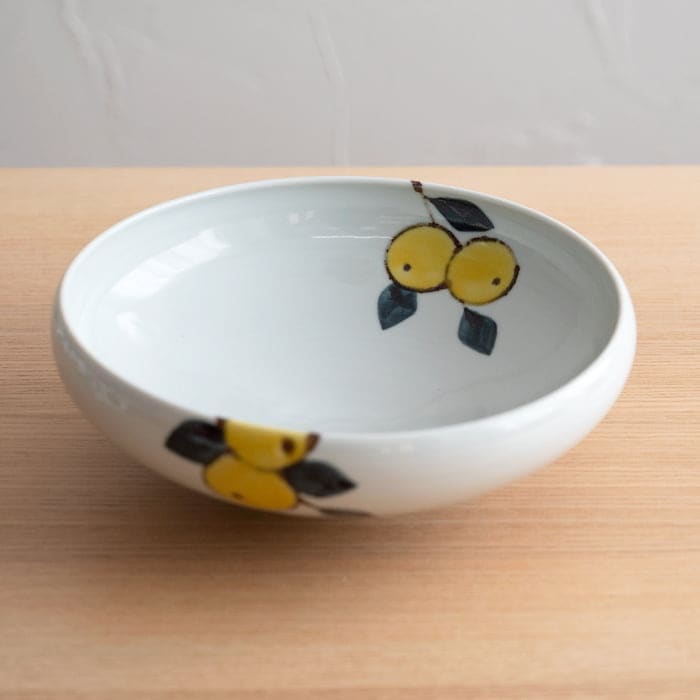 徳永遊心 色絵みかん／7寸鉢 | 徳永遊心窯／うつわ作家 | ハウスグラム