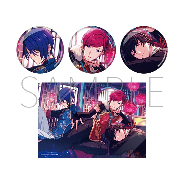 缶バッジ＆ブロマイドセット／絢爛たるシノワズリ | グッズ 通販