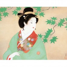 上村松園『新蛍』額 : アートの友社 上村松園『新蛍』額 112487