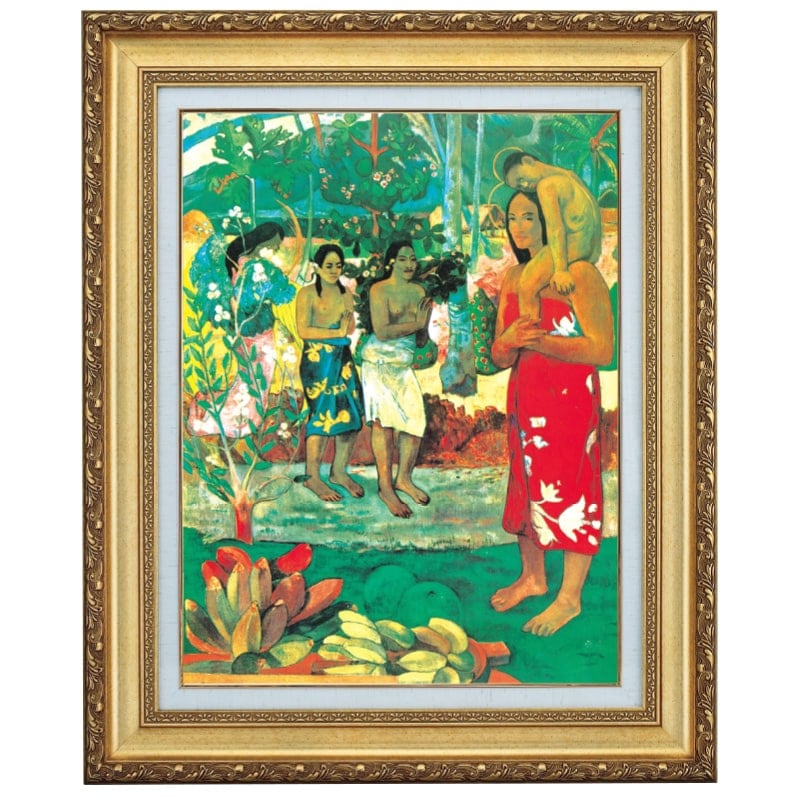 立体複製名画 ゴーガン 「マリア礼賛（らいさん）」 6号【ポイント5