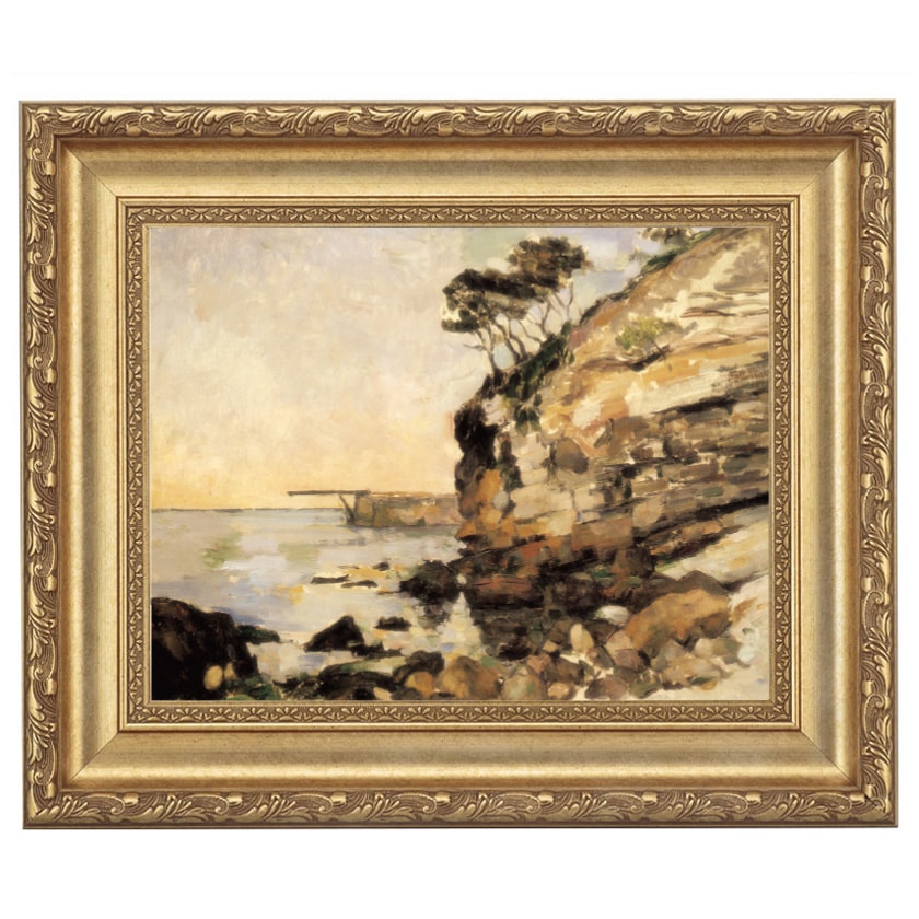 セザンヌ 「レスタックの夕暮れ」 4号 立体複製名画 【5％ポイント還元