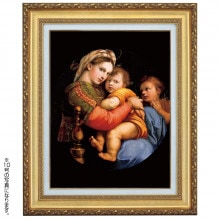 ラファエロ 「小椅子の聖母」 4号 立体複製名画 【5％ポイント還元中