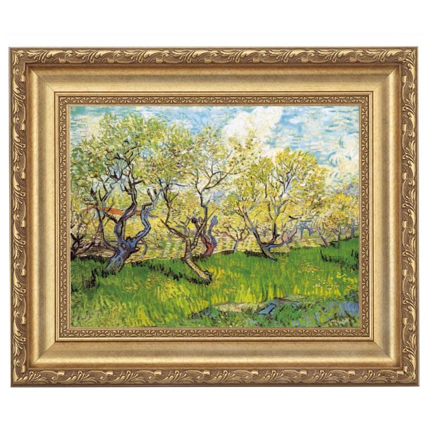 ゴッホ 「アーモンドの花咲く枝」 10号 立体複製名画 【5％ポイント