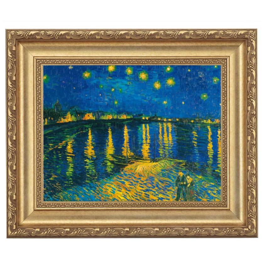 ゴッホ 「ローヌ川の星月夜」 4号 立体複製名画 【5％ポイント還元中