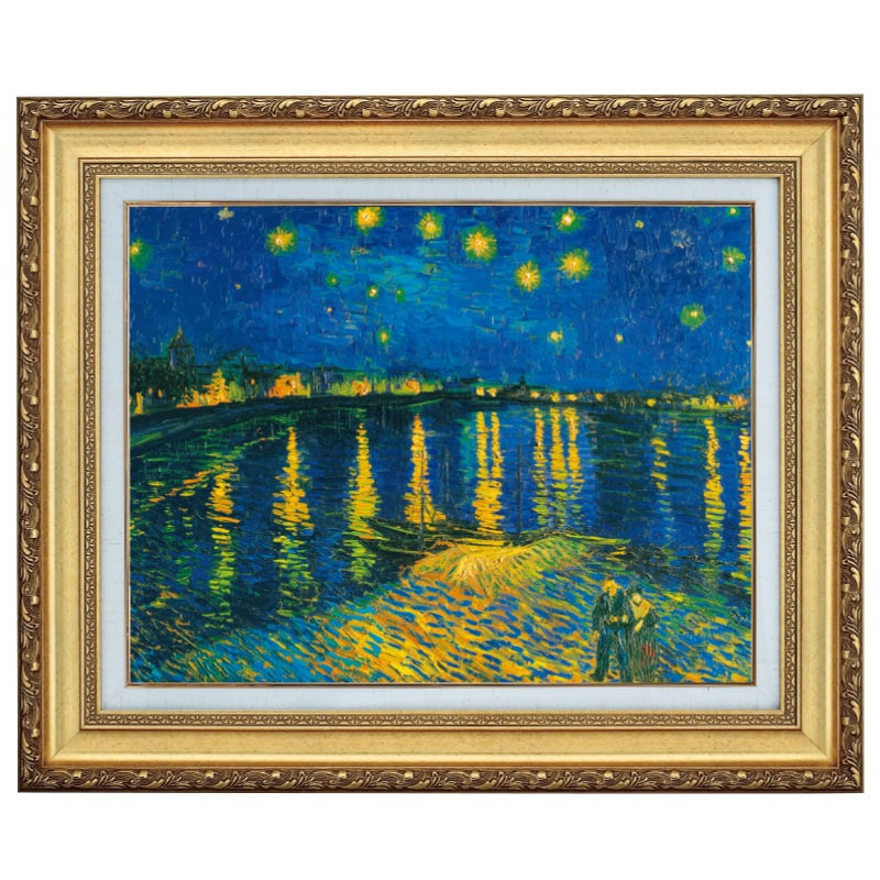 ゴッホ 「ローヌ川の星月夜」 10号 立体複製名画 【5％ポイント還元中