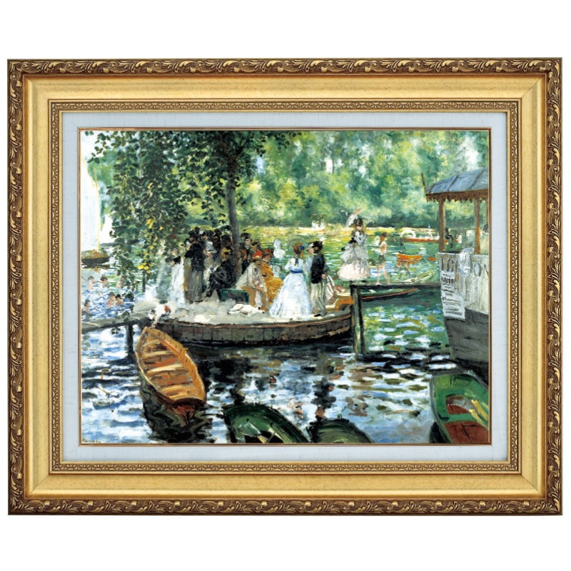 ルノワール 「ラ・グルニエール」 10号 絵画 額付き インテリア 立体