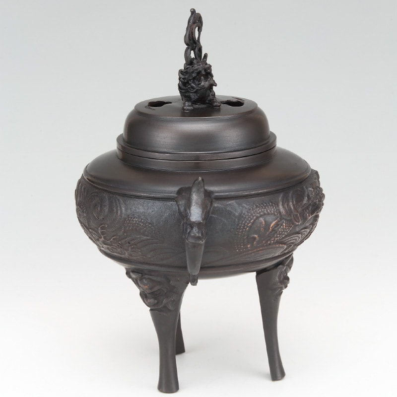 青銅製龍香炉』【ポイント5％還元中】 : アートの友社 『青銅製龍香炉