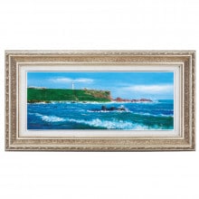 犬吠埼』小林幸三 WF6号 油絵 風景画 肉筆 【ポイント5％還元中