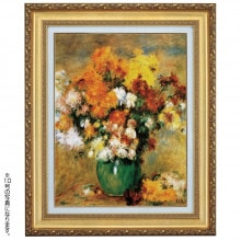 ルノワール 「菊の花束」 6号 立体複製名画 【5％ポイント還元中