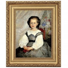 ルノワール 「小さな貴婦人」 6号 立体複製名画 【5％ポイント還元中