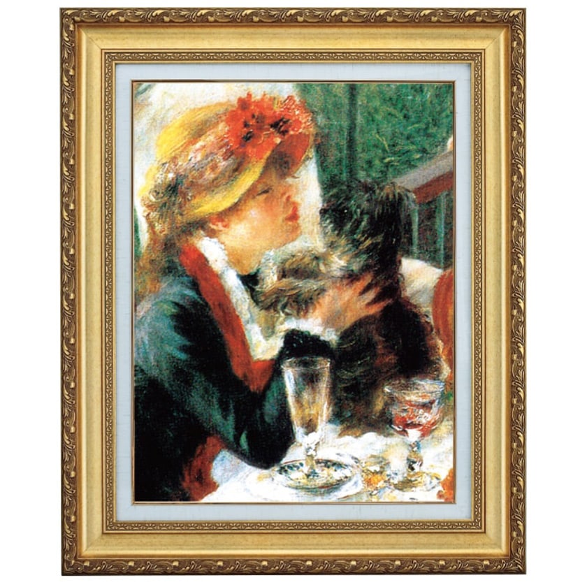 ルノワール 「子犬を抱く少女」 6号 立体複製名画 【5％ポイント還元中