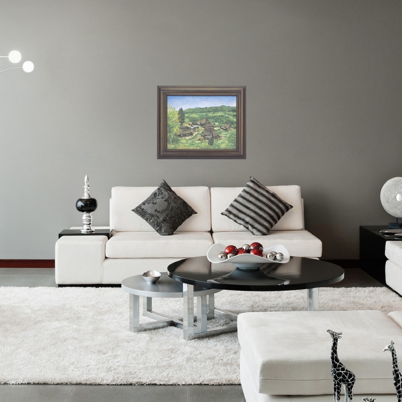 向井潤吉『聚落』 限定100部 彩美版証明書付 【ポイント5％還元中