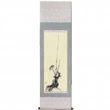 宮本武蔵 『布袋観闘鶏図』複製 額【ポイント5％還元中】 : アートの