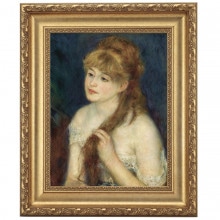 ルノワール 「菊の花束」 4号 立体複製名画 【5％ポイント還元中