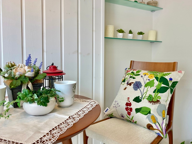 Trollslanda （ユニオンリネン）】クッションカバー /jobs ヨブス