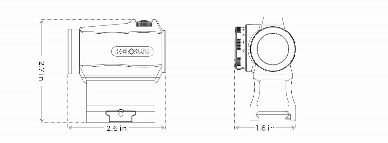 ホロサン ドットサイト HS503R HOLOSUN | TSUBOMI Arms.net