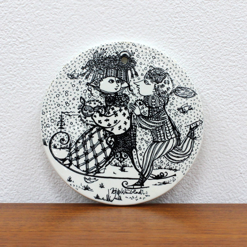 ○北欧 ヴィンテージ 雑貨 ビヨン・ヴィンブラッド マンスリープレート