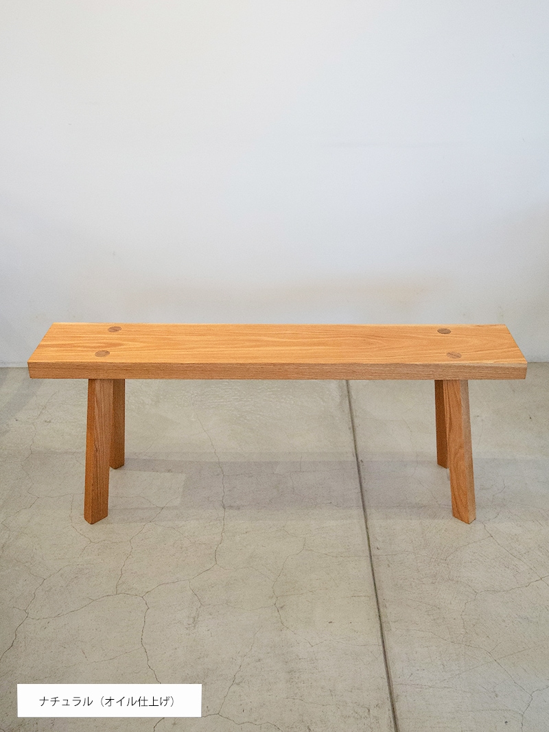 NOOKA-120 一枚板 無垢材ダイニングベンチ｜イデア