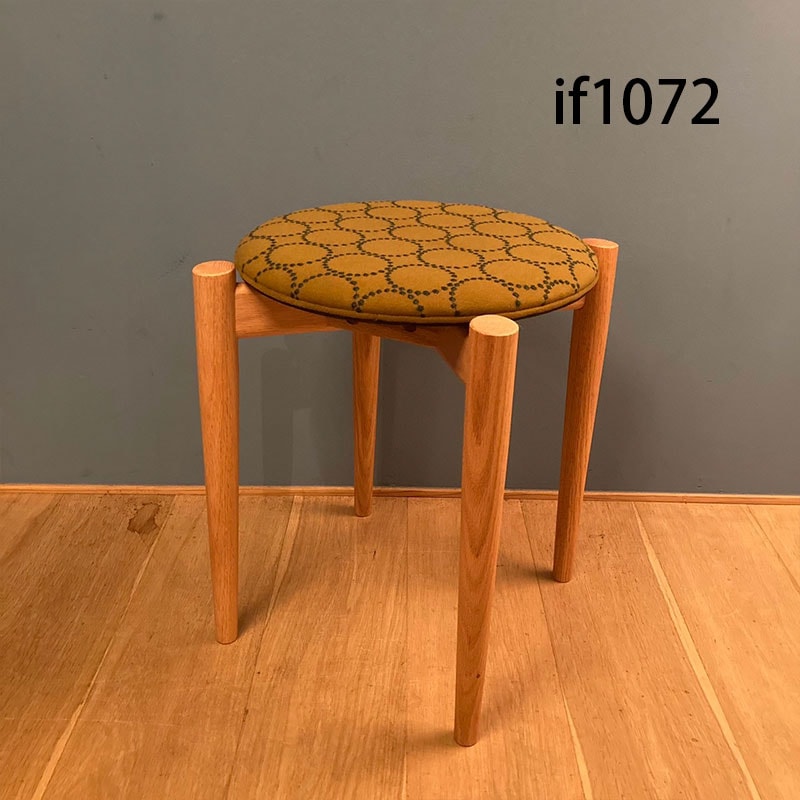 ニュークローバースツール mina perhonen タンバリン張替 | チェア