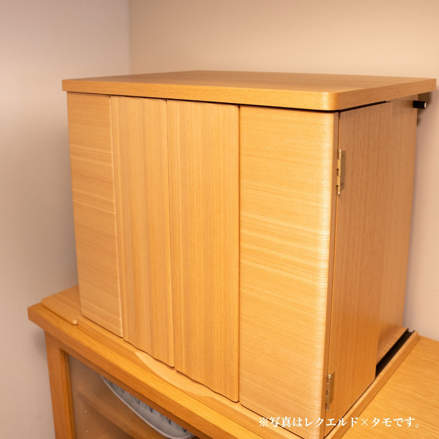 おしゃれで小さい仏壇】コンパクト上置タイプ（タモ）MC-019-17